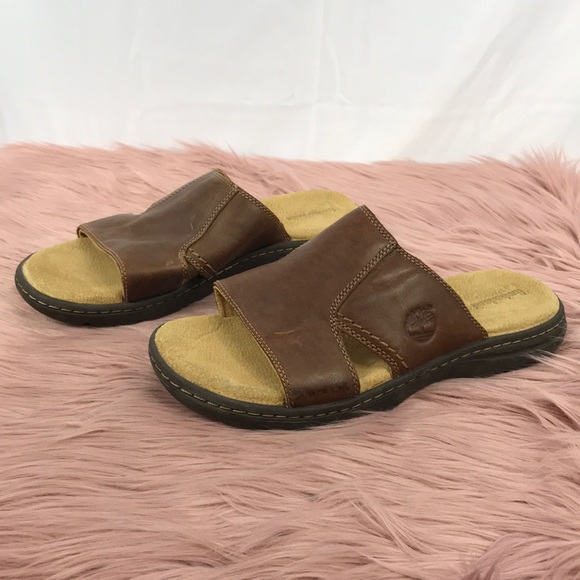 timberland men's earthkeepers slide fisherman sandal
